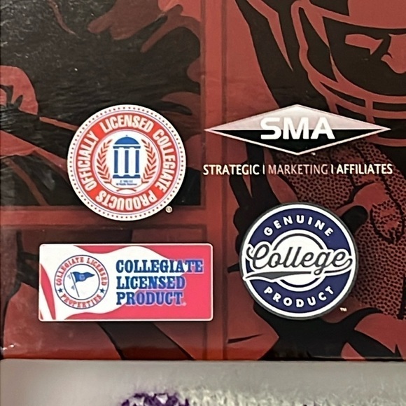 K State Wildcats Scarf Forever Collectibles Purple Gray Knit Winter Sweater - Picture 5 of 12